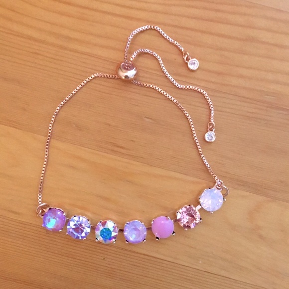 Shades of Purple + Pink Ombré Bracelet - Picture 4 of 13